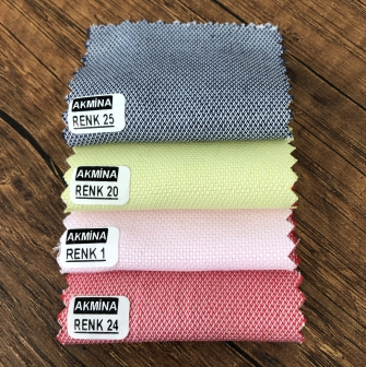 oxfort gömleklik kumaş renk  24 nar çiçeği- 1 pembe - 20 sarı -25 gri.