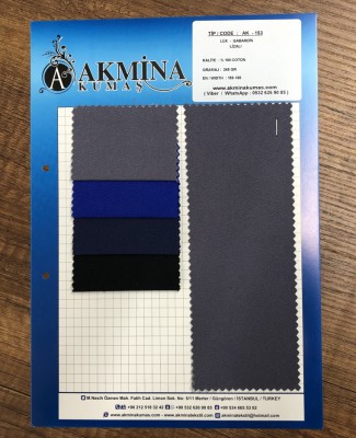 16/12 Pamuk Gabardin Lizalı