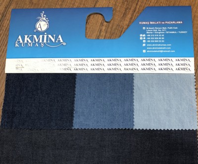 Denim Gömleklik Kumaş/Gömleklik Denim - Blue (Mavi)